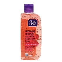 CLEAN & CLEAR MORNING ENERGY FACE WASE BRIGHTENING BERRY ML