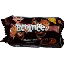 Sunfeast  Bounce Choco Twist Creme Biscuits